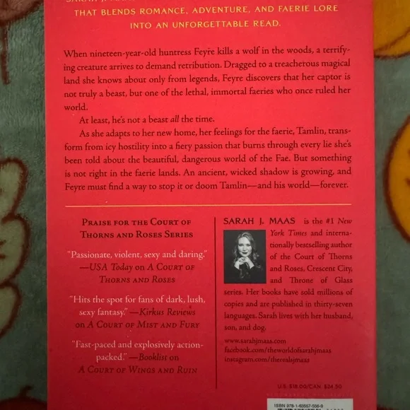 A Court of Thorns and Roses Book Cover - Picture 3 of 3